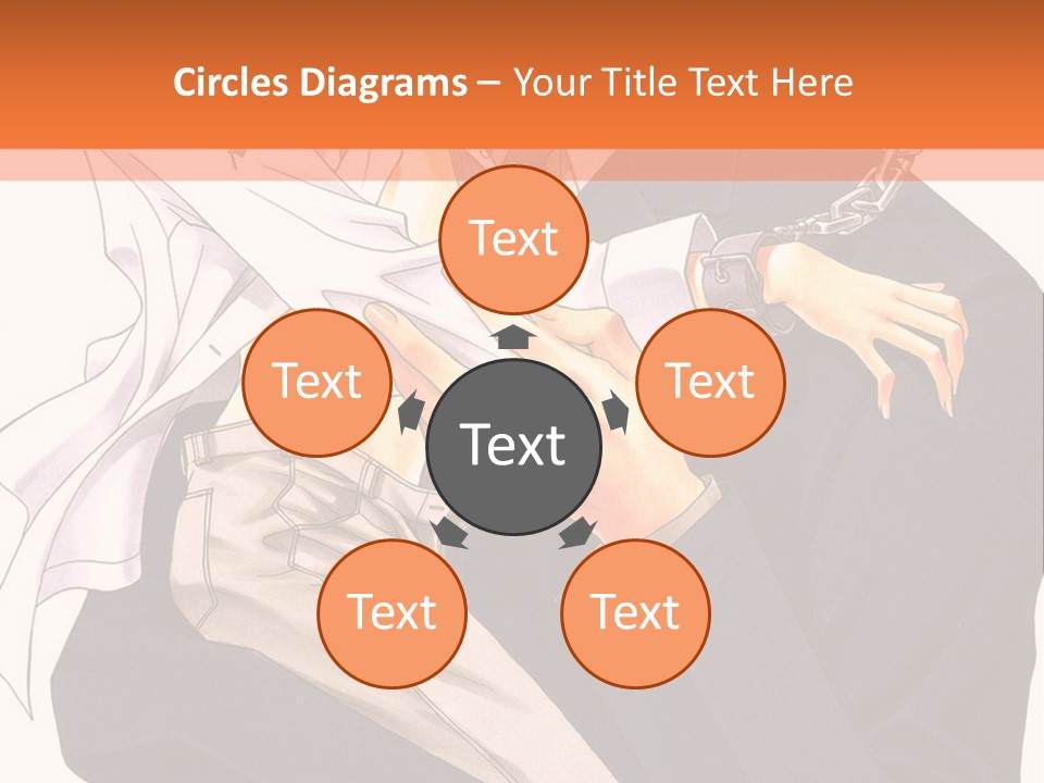 A Couple Of People Standing Next To Each Other PowerPoint Template