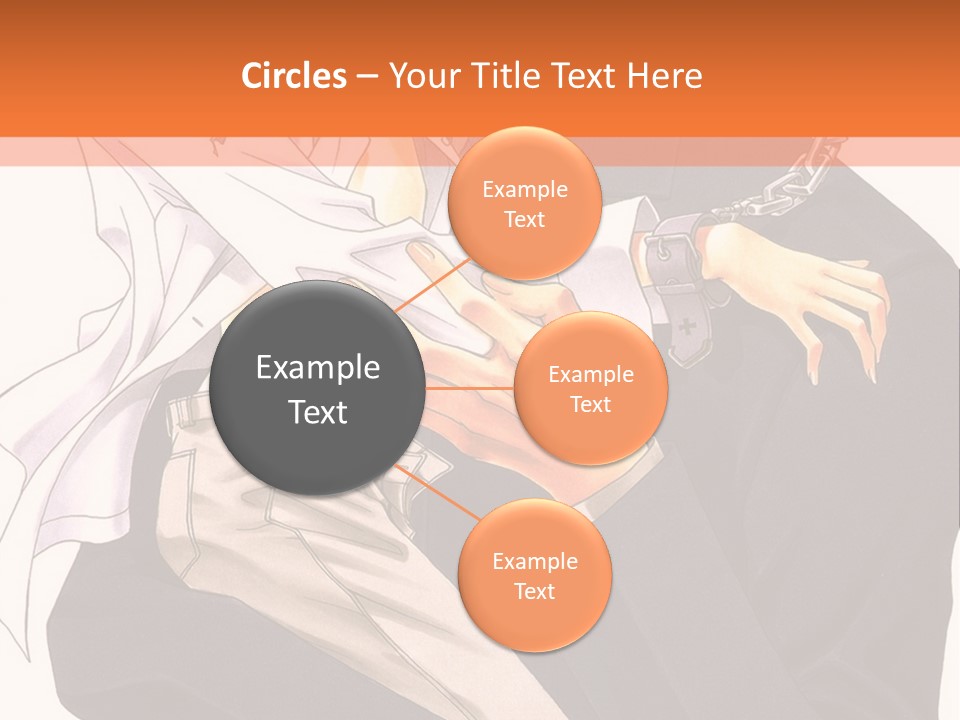 A Couple Of People Standing Next To Each Other PowerPoint Template