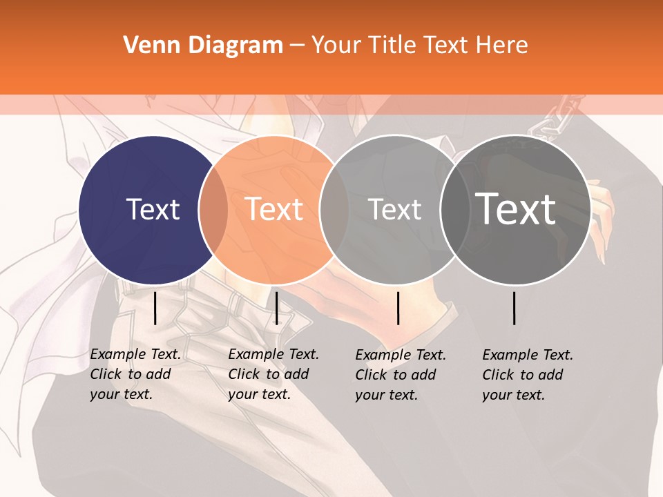 A Couple Of People Standing Next To Each Other PowerPoint Template