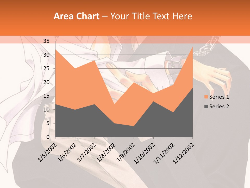 A Couple Of People Standing Next To Each Other PowerPoint Template