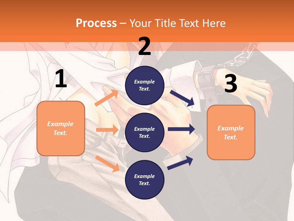 A Couple Of People Standing Next To Each Other PowerPoint Template