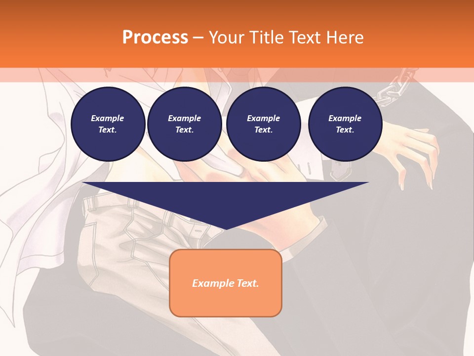 A Couple Of People Standing Next To Each Other PowerPoint Template