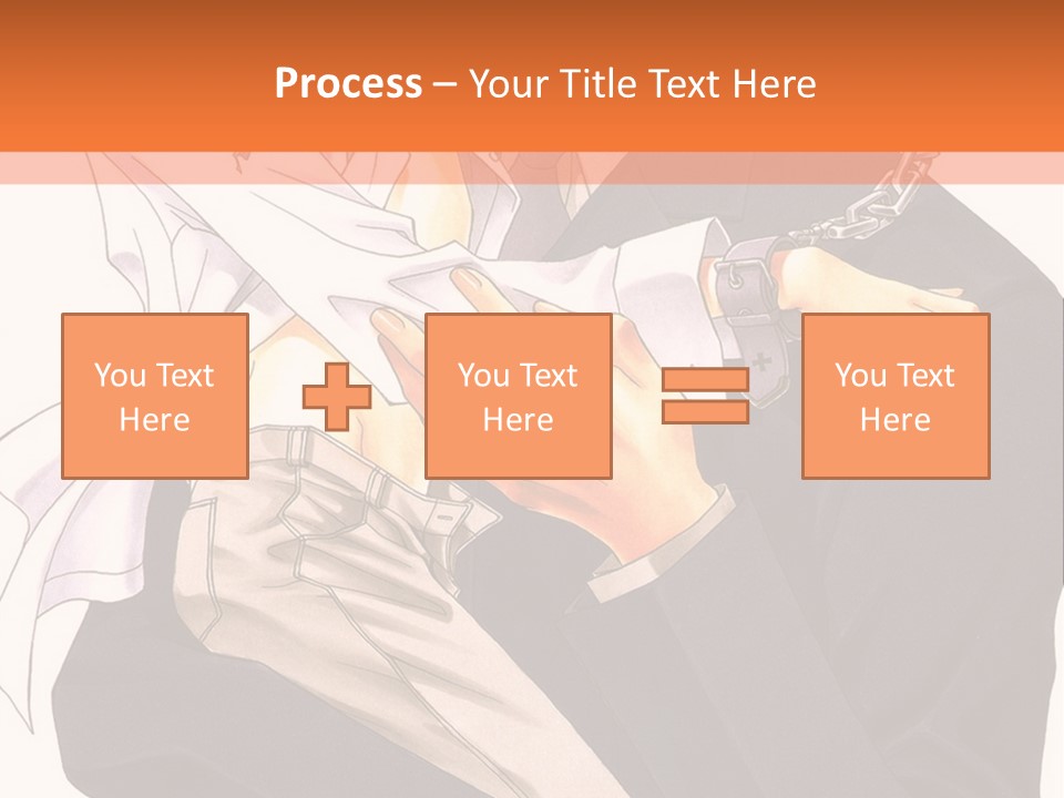 A Couple Of People Standing Next To Each Other PowerPoint Template