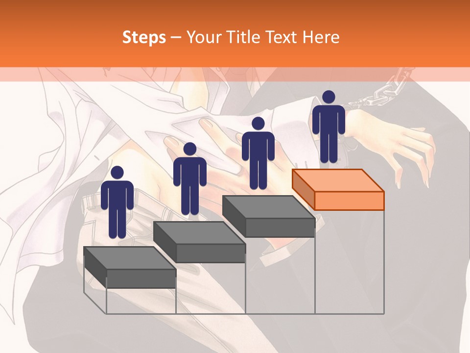 A Couple Of People Standing Next To Each Other PowerPoint Template