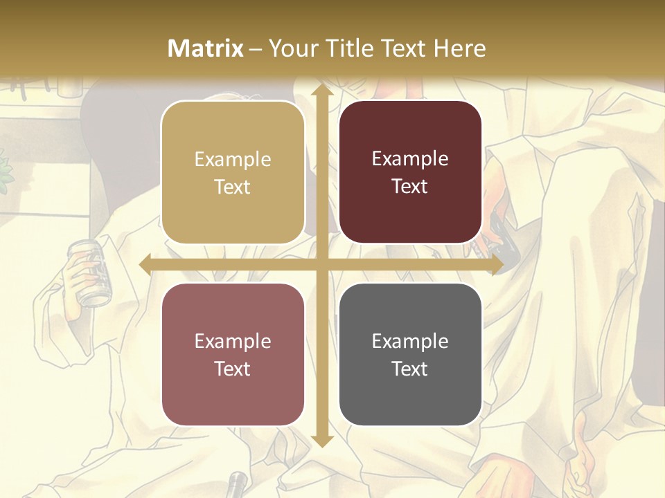 A Couple Of People Sitting On A Couch PowerPoint Template