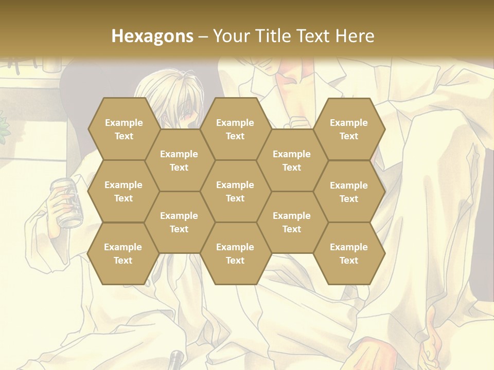 A Couple Of People Sitting On A Couch PowerPoint Template