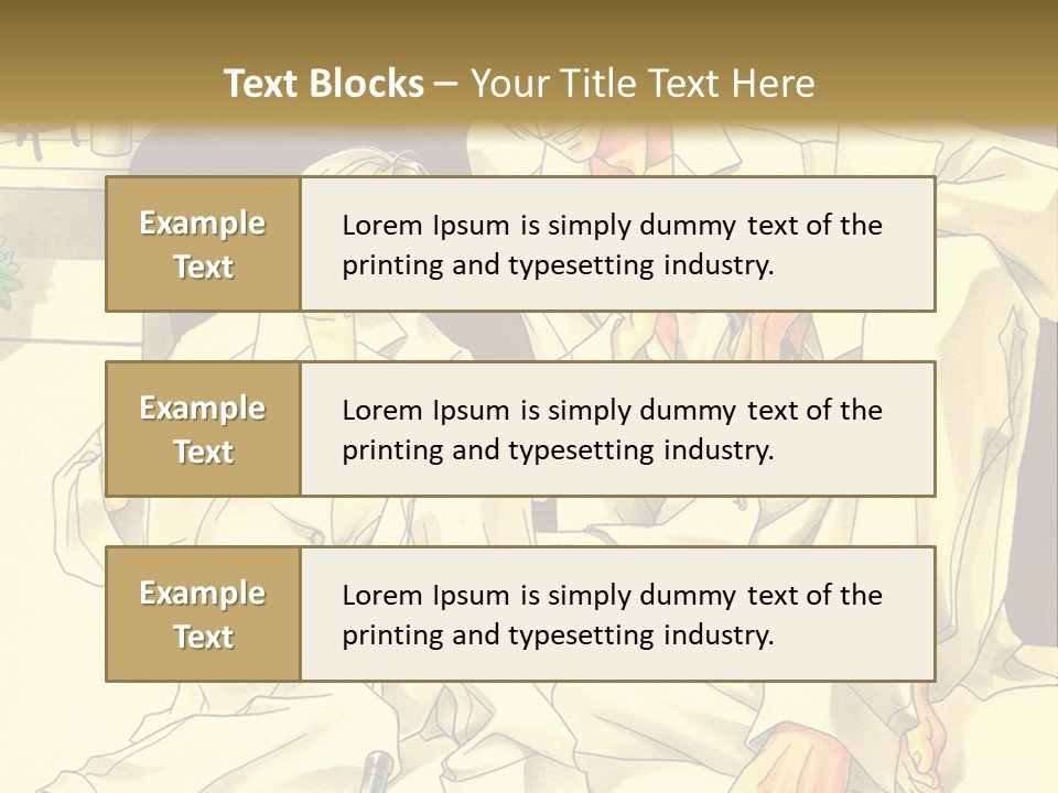 A Couple Of People Sitting On A Couch PowerPoint Template