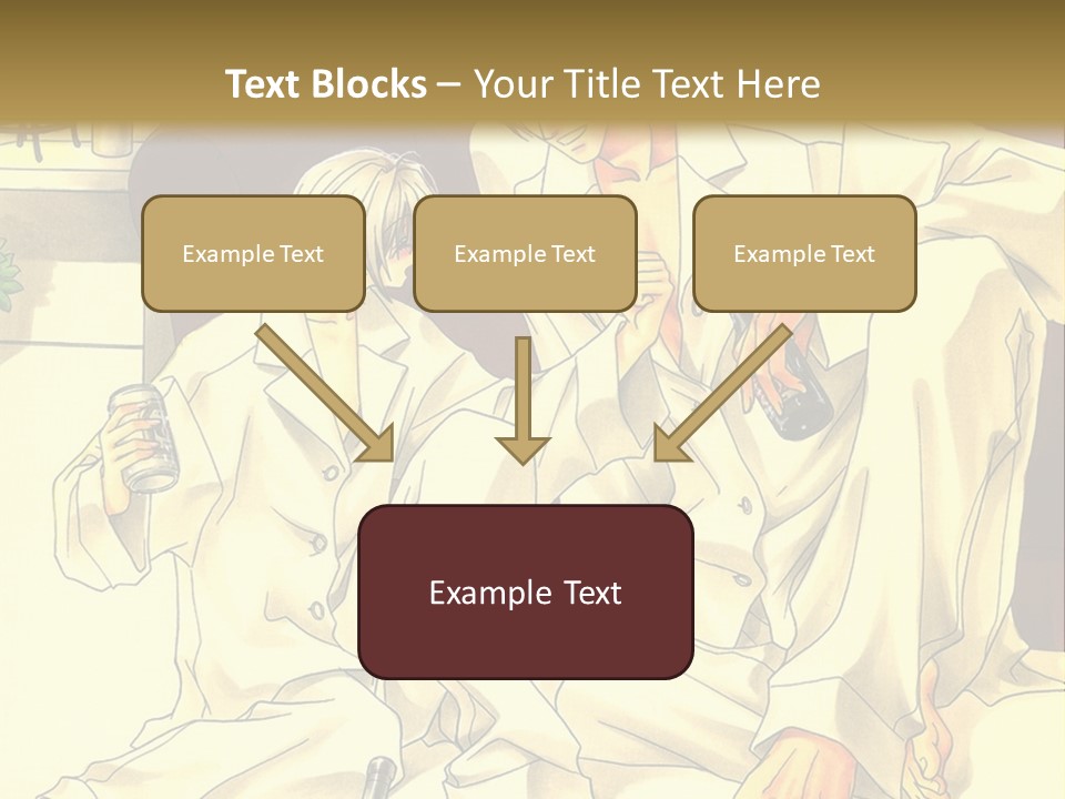 A Couple Of People Sitting On A Couch PowerPoint Template