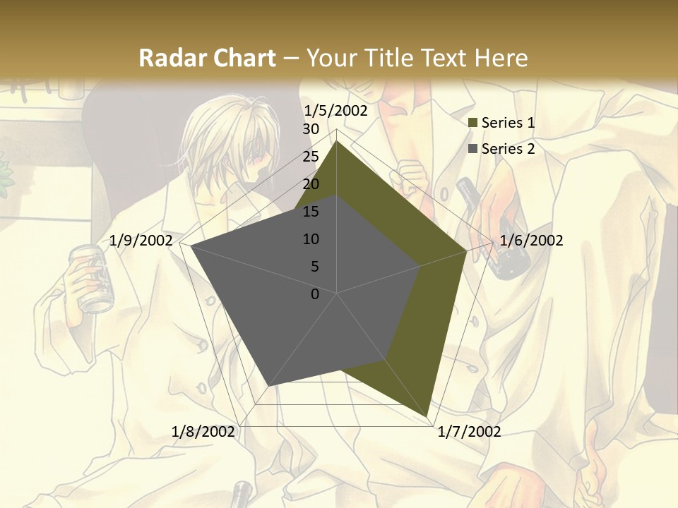 A Couple Of People Sitting On A Couch PowerPoint Template