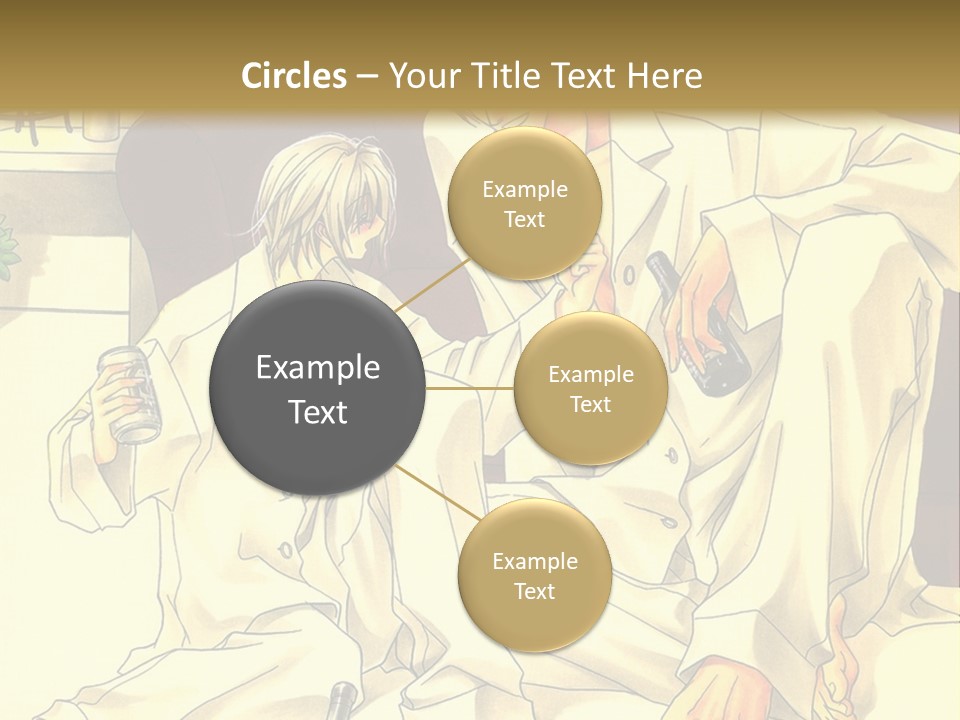 A Couple Of People Sitting On A Couch PowerPoint Template