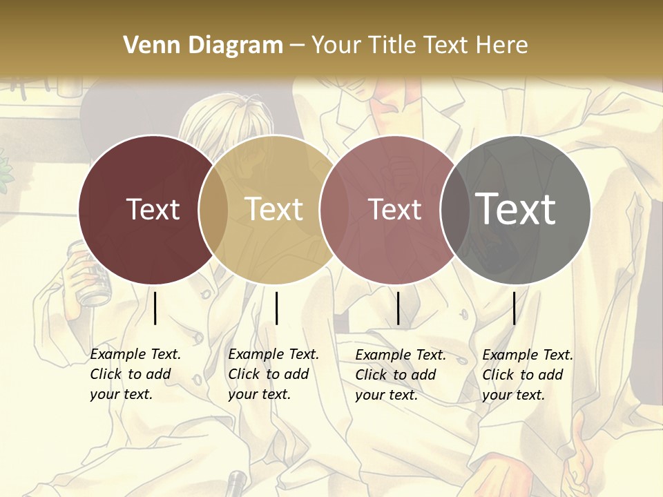A Couple Of People Sitting On A Couch PowerPoint Template