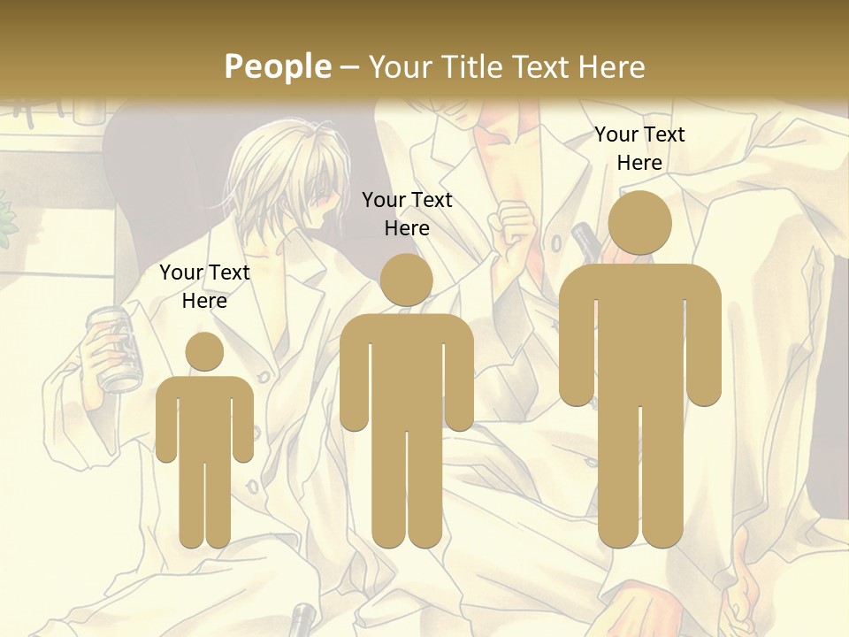 A Couple Of People Sitting On A Couch PowerPoint Template