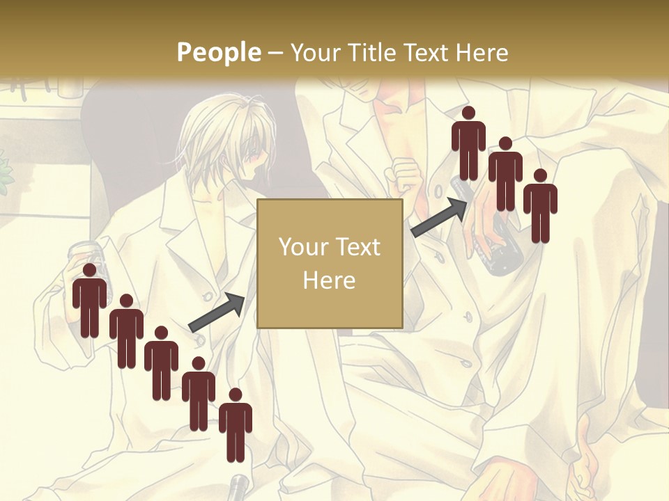 A Couple Of People Sitting On A Couch PowerPoint Template