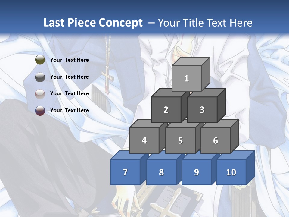 A Couple Of Anime Characters Sitting Next To Each Other PowerPoint Template