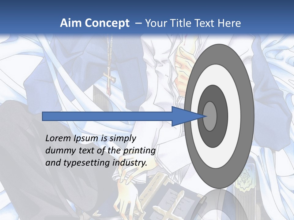 A Couple Of Anime Characters Sitting Next To Each Other PowerPoint Template