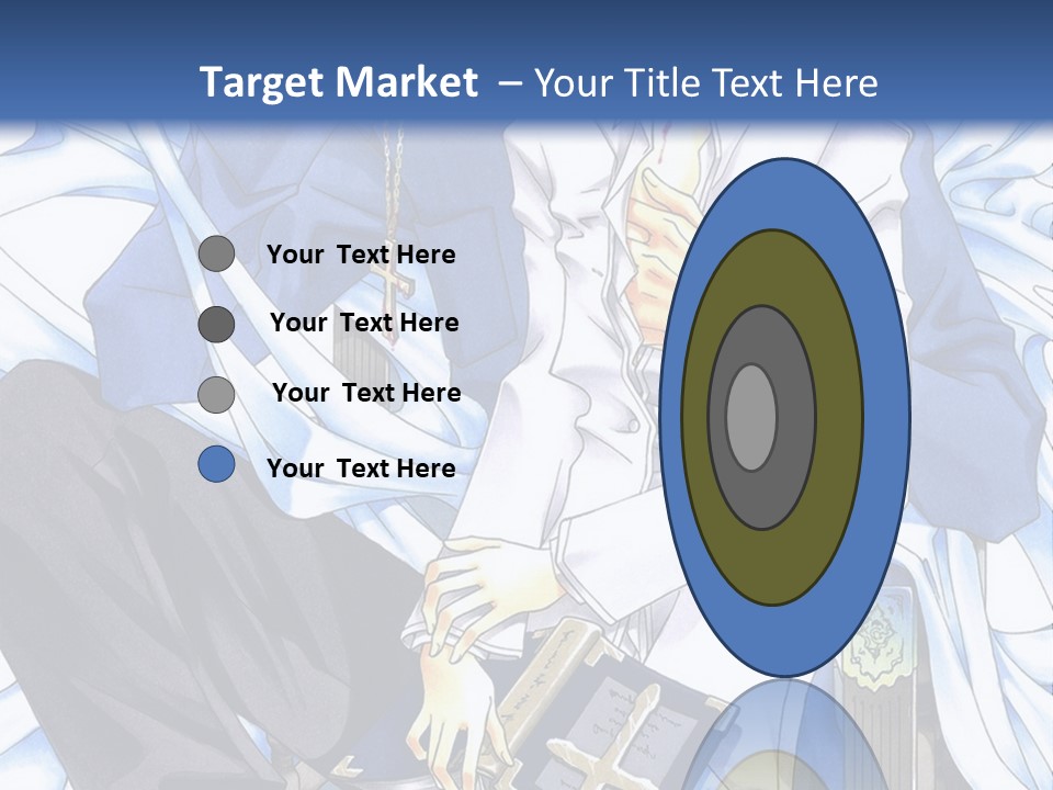 A Couple Of Anime Characters Sitting Next To Each Other PowerPoint Template