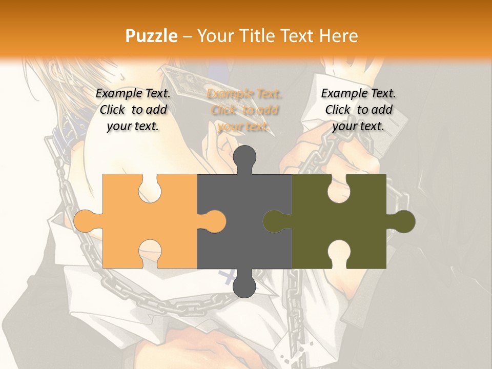 A Man And A Woman Hugging In Front Of An Orange Background PowerPoint Template