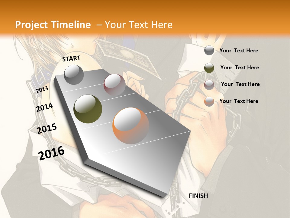 A Man And A Woman Hugging In Front Of An Orange Background PowerPoint Template