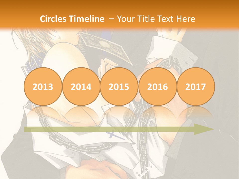 A Man And A Woman Hugging In Front Of An Orange Background PowerPoint Template