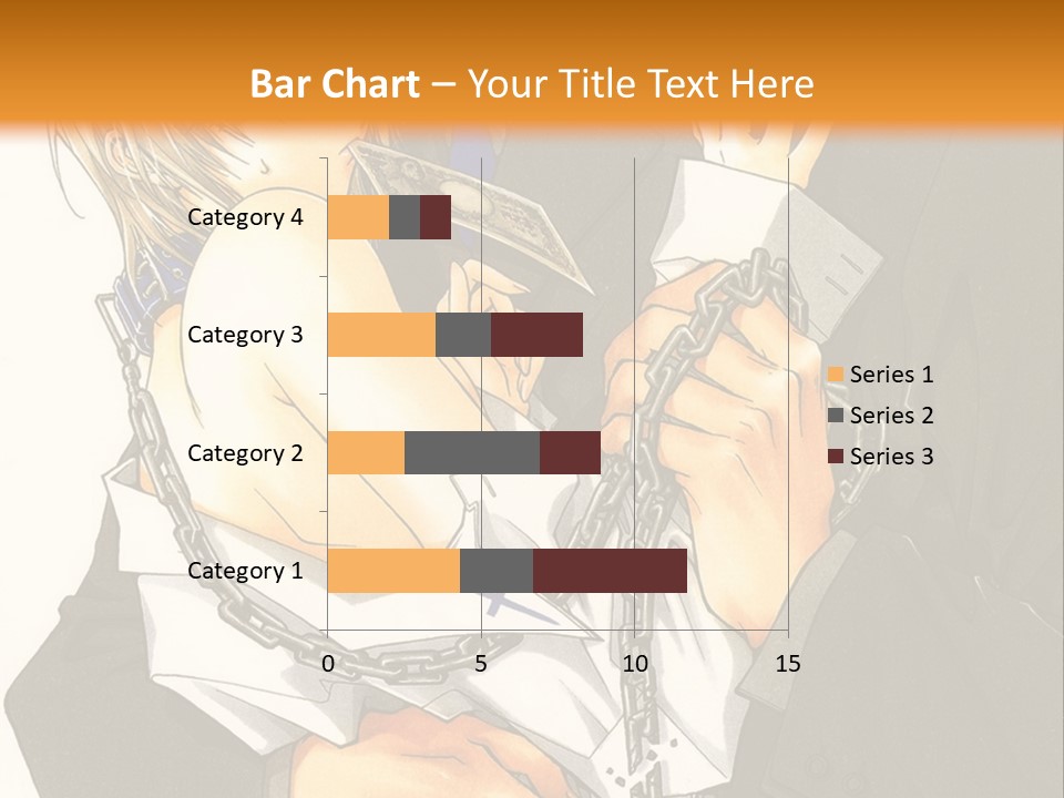A Man And A Woman Hugging In Front Of An Orange Background PowerPoint Template
