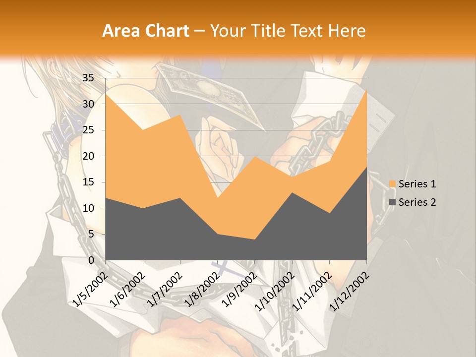 A Man And A Woman Hugging In Front Of An Orange Background PowerPoint Template