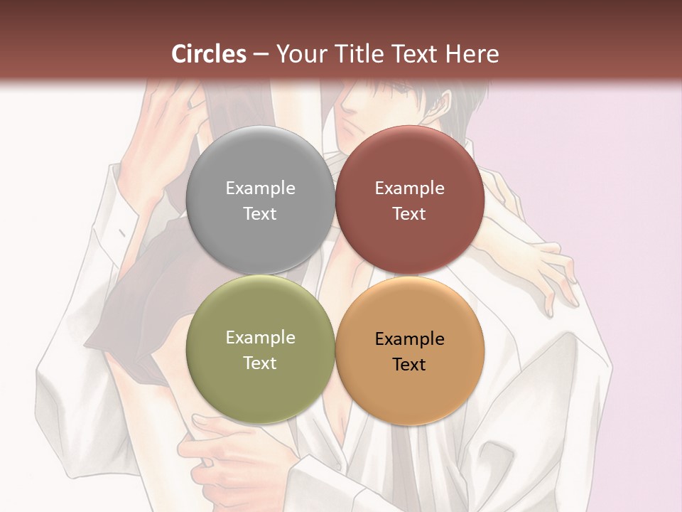 A Man Holding A Woman In His Arms PowerPoint Template