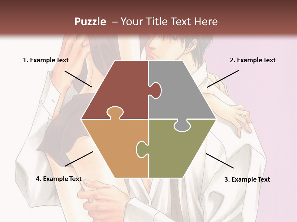 A Man Holding A Woman In His Arms PowerPoint Template