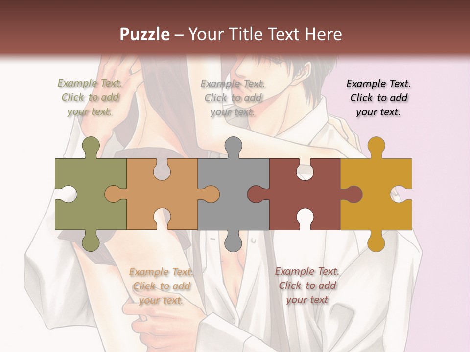 A Man Holding A Woman In His Arms PowerPoint Template