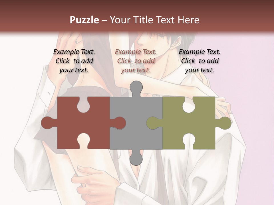 A Man Holding A Woman In His Arms PowerPoint Template