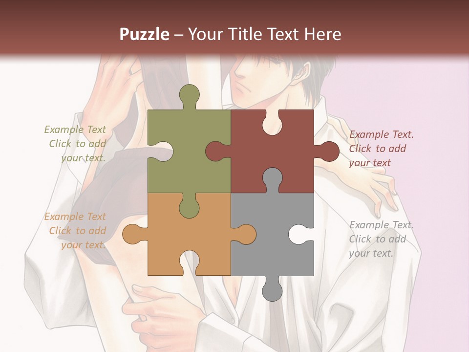 A Man Holding A Woman In His Arms PowerPoint Template