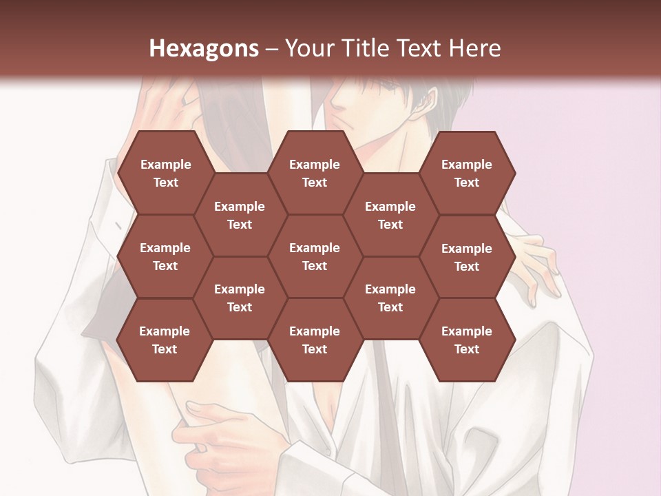 A Man Holding A Woman In His Arms PowerPoint Template