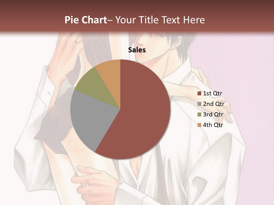 A Man Holding A Woman In His Arms PowerPoint Template