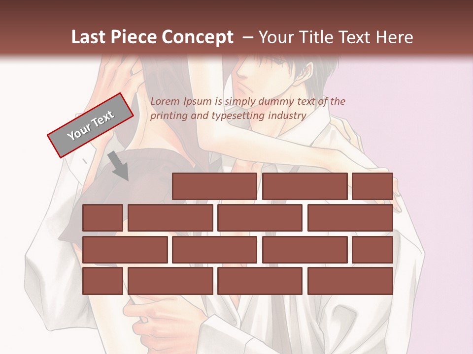 A Man Holding A Woman In His Arms PowerPoint Template