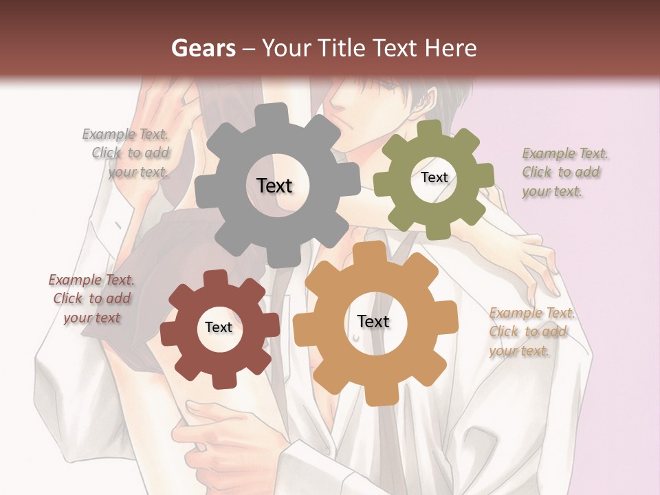 A Man Holding A Woman In His Arms PowerPoint Template