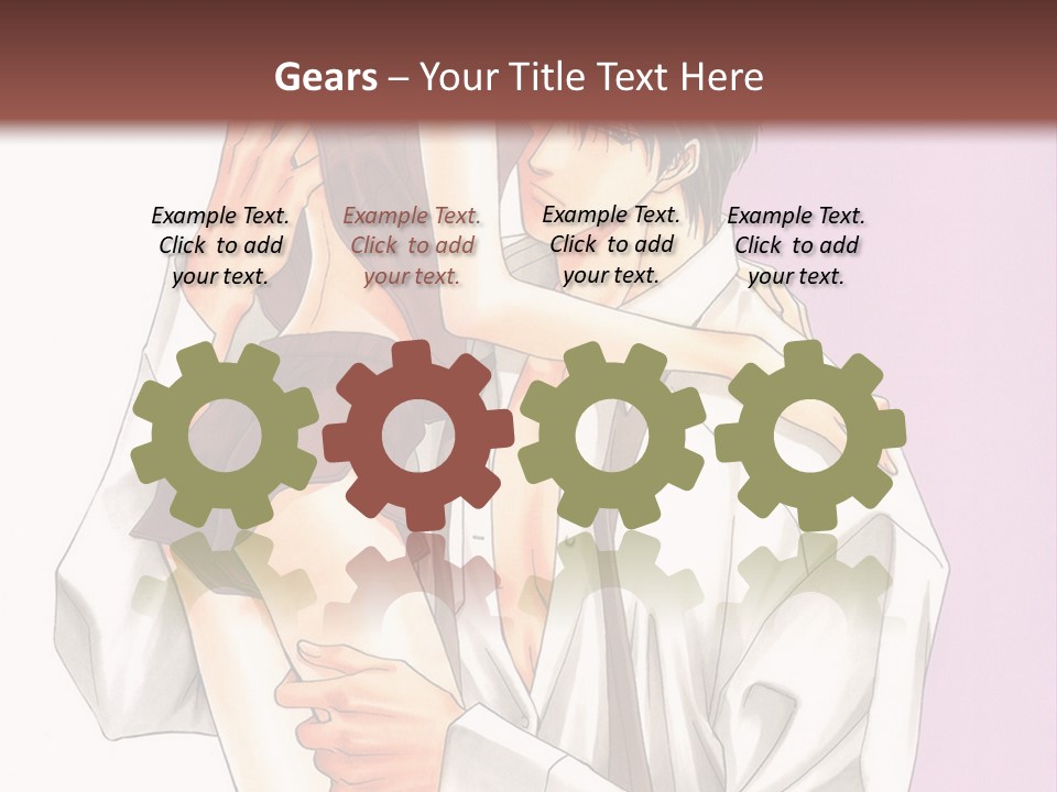 A Man Holding A Woman In His Arms PowerPoint Template