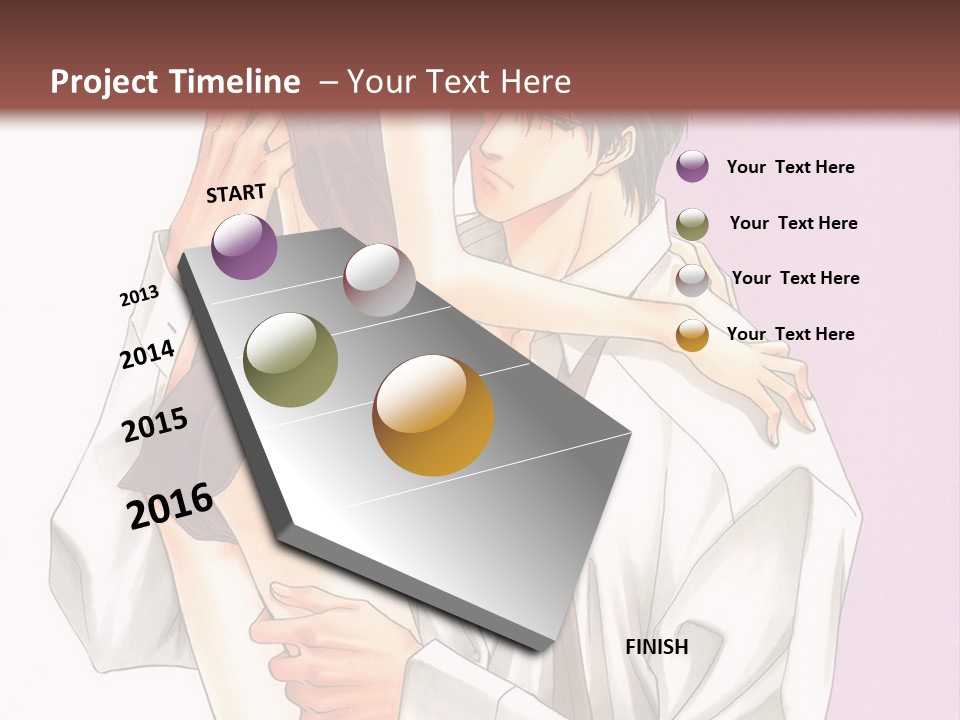 A Man Holding A Woman In His Arms PowerPoint Template