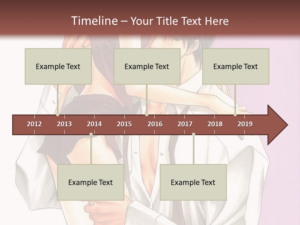 A Man Holding A Woman In His Arms PowerPoint Template