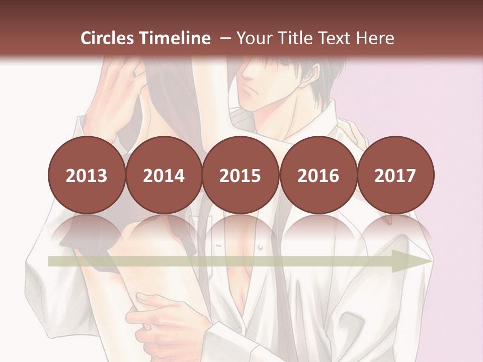 A Man Holding A Woman In His Arms PowerPoint Template