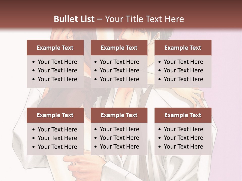 A Man Holding A Woman In His Arms PowerPoint Template