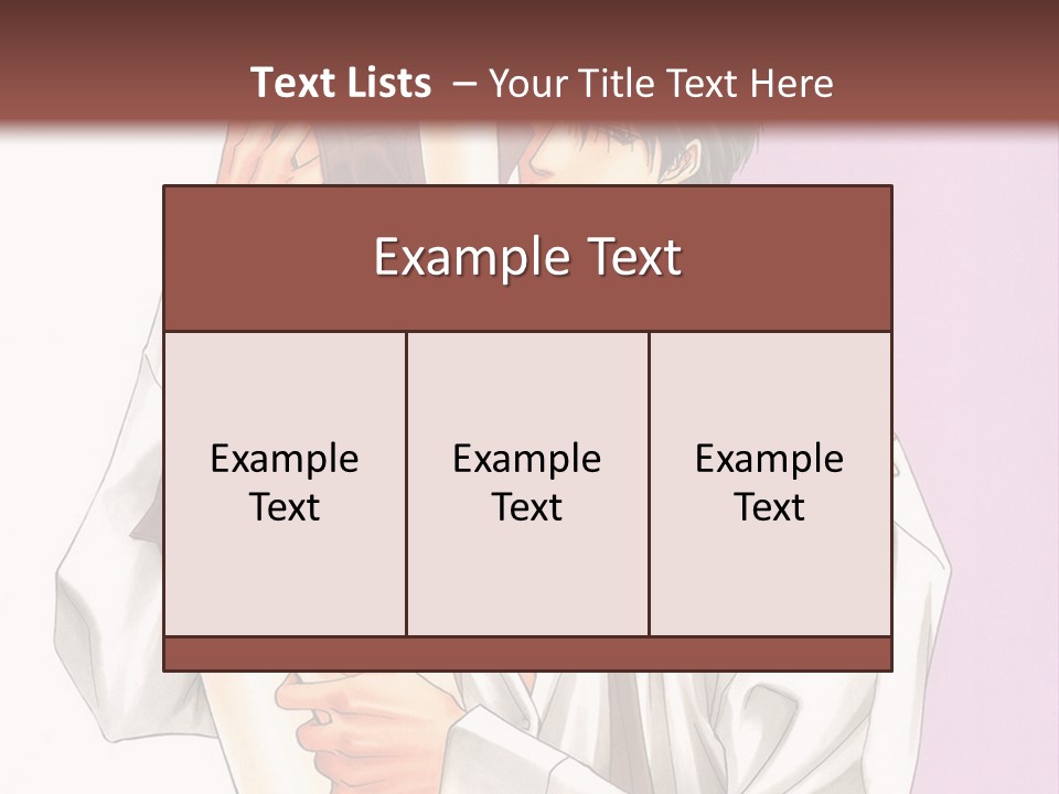 A Man Holding A Woman In His Arms PowerPoint Template