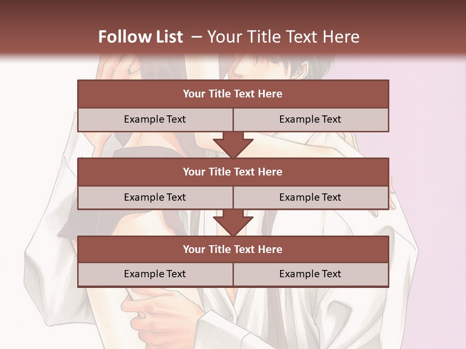 A Man Holding A Woman In His Arms PowerPoint Template