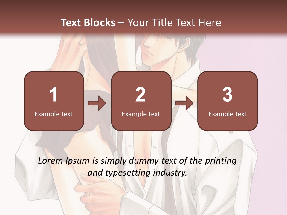 A Man Holding A Woman In His Arms PowerPoint Template