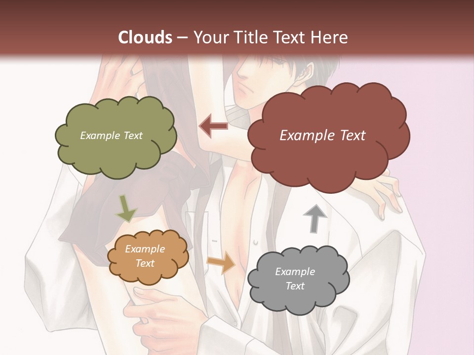 A Man Holding A Woman In His Arms PowerPoint Template