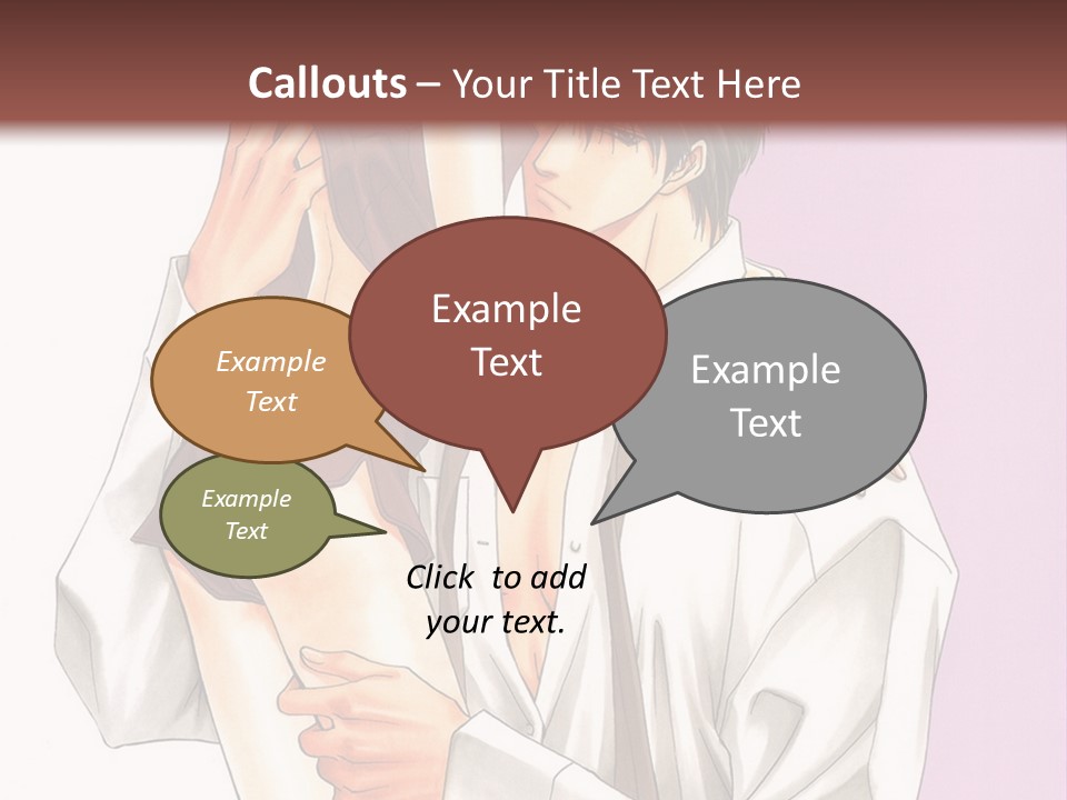 A Man Holding A Woman In His Arms PowerPoint Template