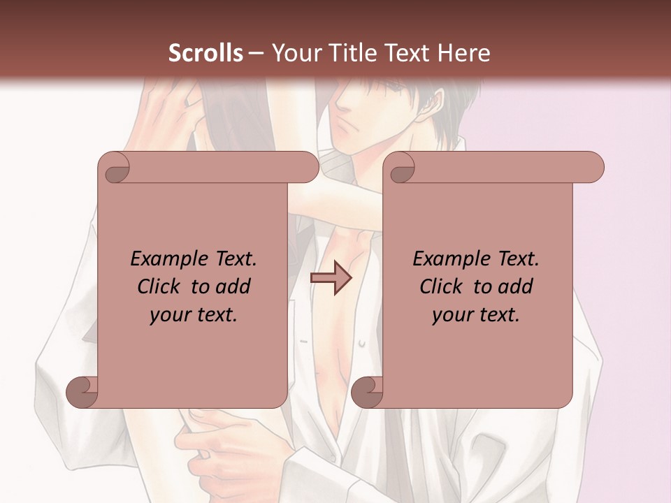 A Man Holding A Woman In His Arms PowerPoint Template