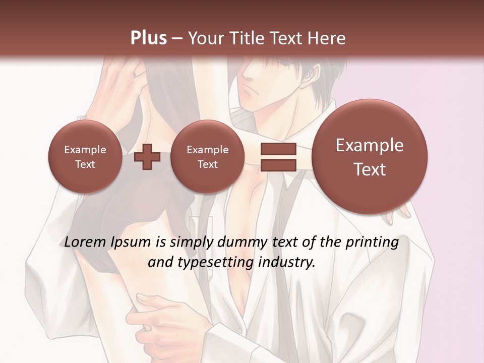 A Man Holding A Woman In His Arms PowerPoint Template