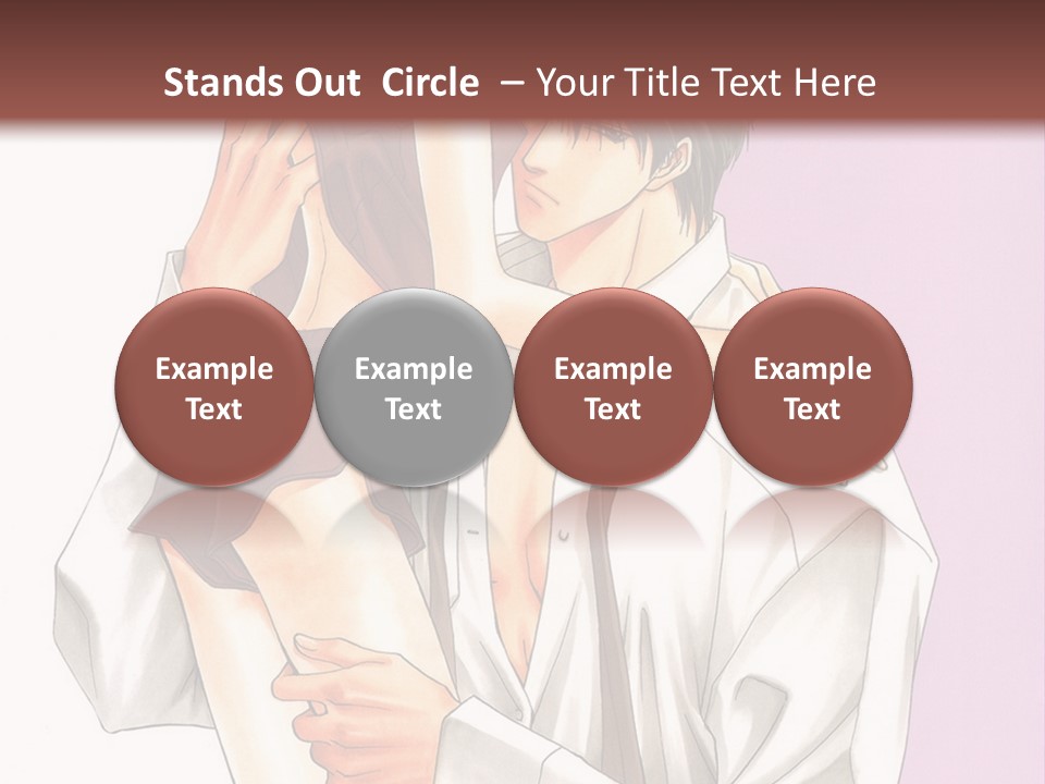 A Man Holding A Woman In His Arms PowerPoint Template