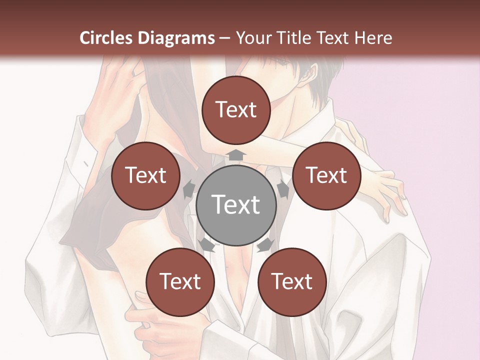 A Man Holding A Woman In His Arms PowerPoint Template