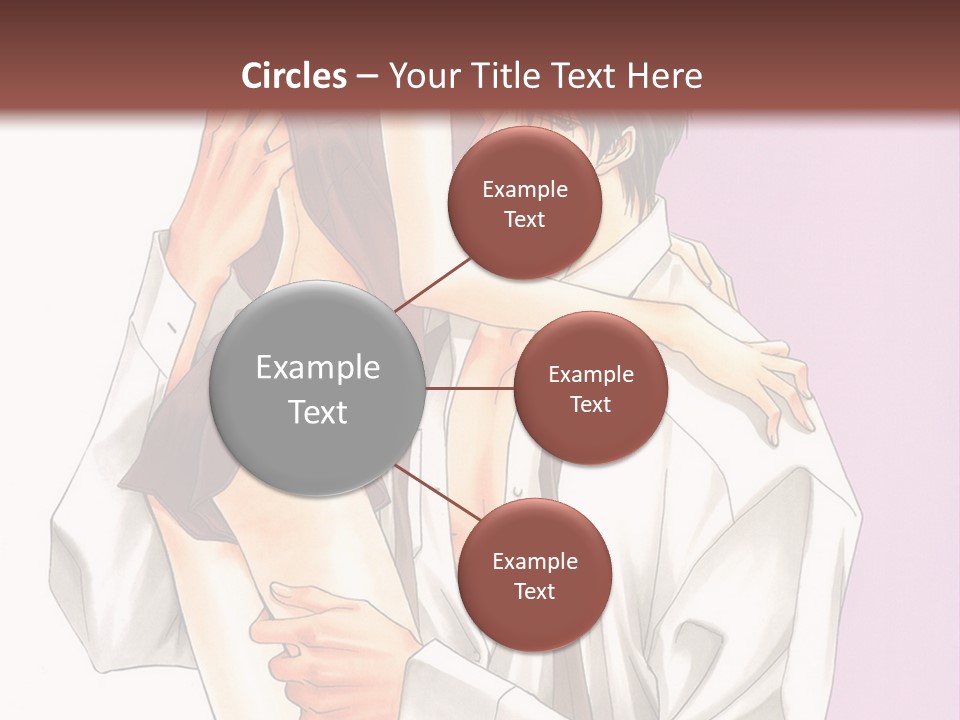 A Man Holding A Woman In His Arms PowerPoint Template