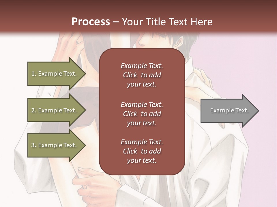 A Man Holding A Woman In His Arms PowerPoint Template